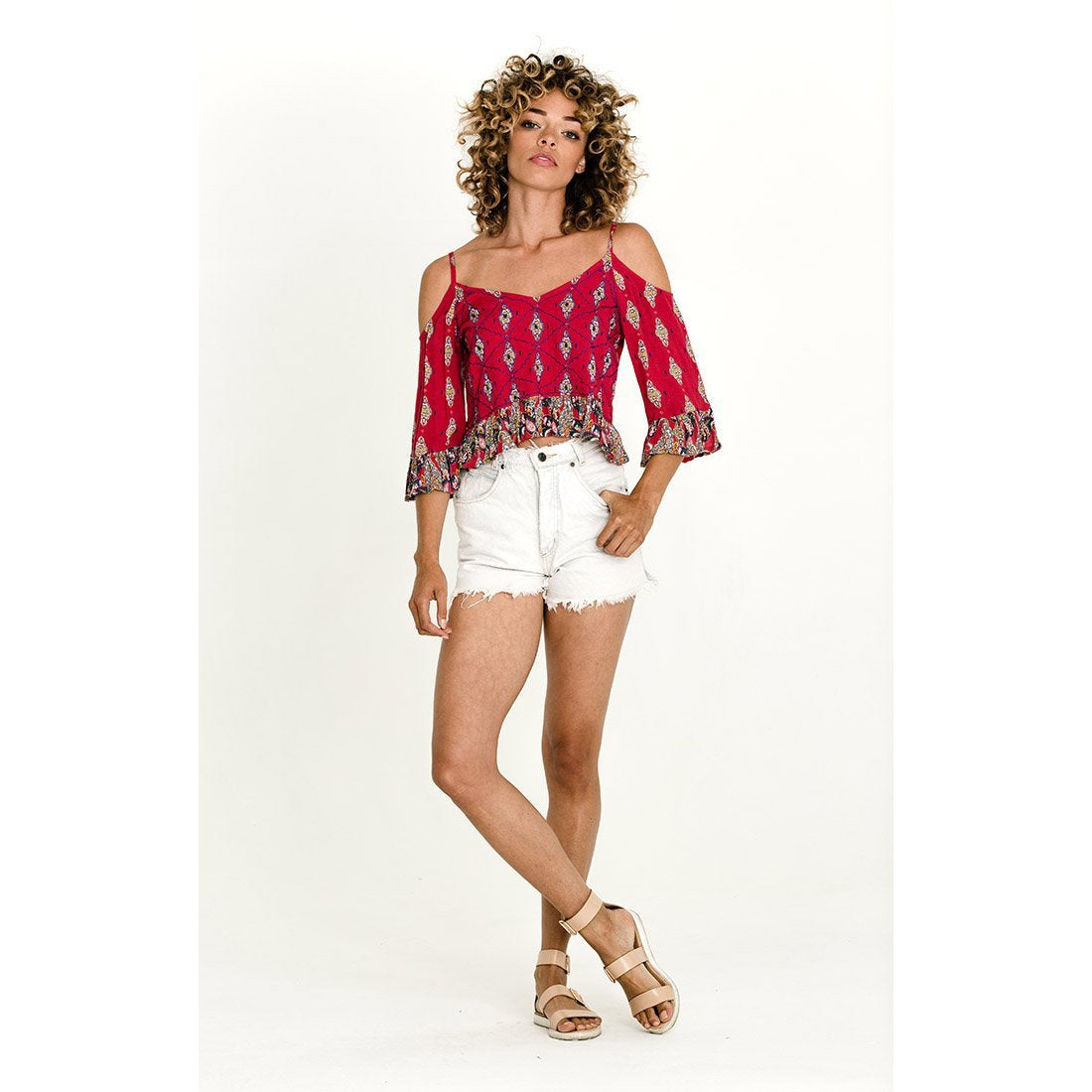 Alice Cold Shoulder Blouse